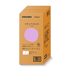 asunowa 再生ストレッチ 0.015mm 500mm×2500m 機械巻用